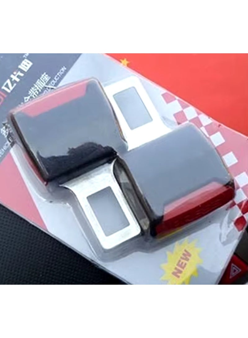 موردلي 2 قطعة مشبك حزام الأمان للسيارة، مشبك قفل حزام الأمان، مقبس إدخال سميك، مشبك أمان، ملحقات السيارة - Image 5